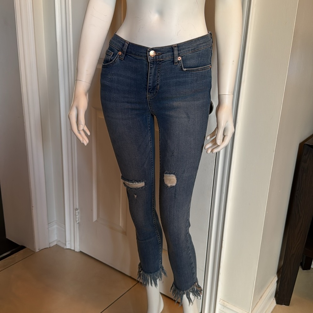 Free People Fringe Jeans